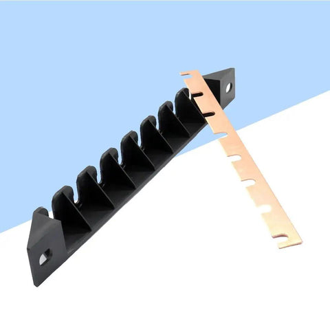 E5 Series Circuit Breaker Mount Bracket For 8-Slot Nylon Busbar Heat Resistant Holder For Truck And RV Power Systems