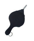 Heavy Duty Wooden Fireplace Bellows With Premium Leather Strap, 17 inch black wooden design for quick campfire lighting.
