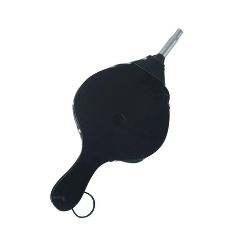 Heavy Duty Wooden Fireplace Bellows With Premium Leather Strap, 17 inch black wooden design for quick campfire lighting.