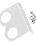 Mounting bracket and screws from Two Pack HC-SR04 Ultrasonic Sensor Module Kit With Housing And Mounting Brackets And 10P Jumper Cables For Arduino Projects Great For DIY Distance Measuring And Proximity Sensing.