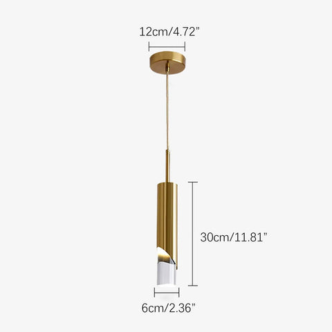 Gold Modern Mini Pendant Lights 3 Pack For Kitchen Island Bedroom And Dining Bar with adjustable 47 inch cord, 2.36 inch shade.