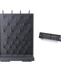Heavy Duty Lab Drying Rack For Test Tubes And Glassware Drain Stand with detachable design and drainage tray holes.