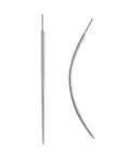Titanium Threadless Piercing Tapers Set 16G 18G 20G With Curved And Straight Insertion Pins for Nose Lip Ear Tragus Helix Piercing