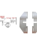 Pro Level Elevator Guide Rail Laser Alignment Instrument And Track Gauge Coplanarity Tester shows a guide rail positioning gauge.