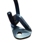 Close-up of Heavy Duty Tie Down Anchors Set Of Four For Weld Or Bolt Installation showing steel tab with hole