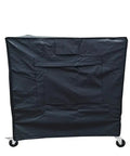 Waterproof 80 Qt Rolling Cooler Cart Cover For Patio Ice Chests Up To 34L By 20W By 32H Inches With American Flag Design