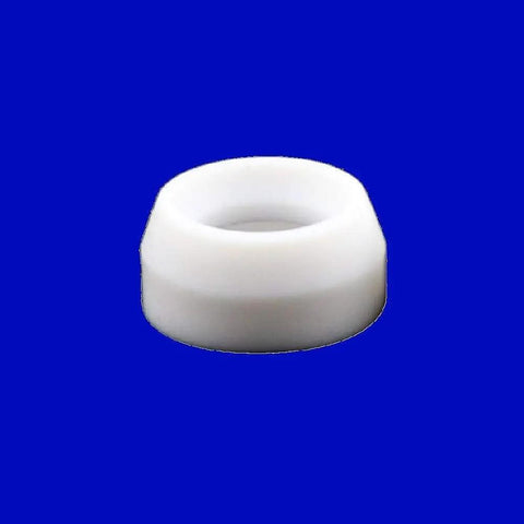 White ceramic gasket from All In One TIG Welding Accessory Kit For 17 18 26 Series Torches With Collet And Collet Body Ceramic Cup