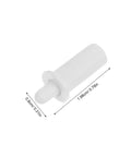 20 Piece Spring Shutter Pins Replacement Kit For Vertical Blinds And Curtains, Durable Plastic Repair Pins With Spring Loaded Plungers, DIY Friendly Fix For Broken Slats, Wobbly Latches, And Window Shutter Systems, white pin 1.98cm