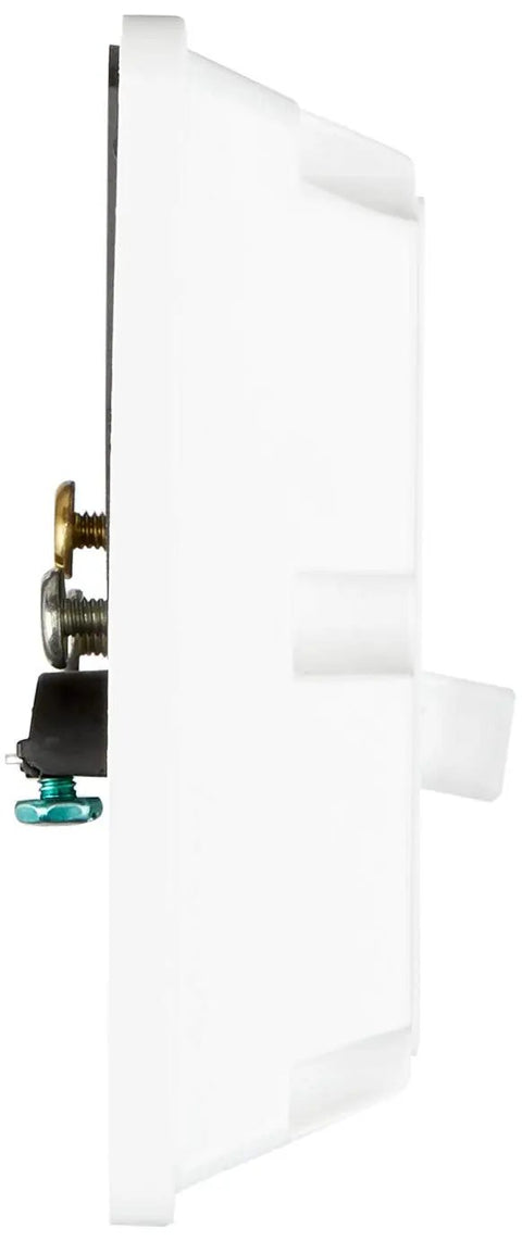 Side view of Built To Last Industrial Series Extra Heavy Duty Hospital Grade Receptacle 20 Amp 125 Volt With Grounding