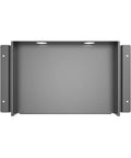 Level Up Your Desk Space With This Smooth Glide Under Desk Storage Shelf Featuring Built In Cable Management Tray, black housing, 13.4x8.8x2.36 inches.