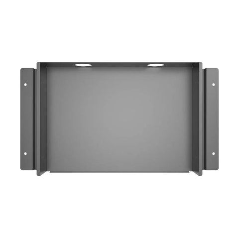 Level Up Your Desk Space With This Smooth Glide Under Desk Storage Shelf Featuring Built In Cable Management Tray, black housing, 13.4x8.8x2.36 inches.