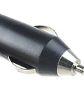Close-up of black Car DC Cigarette Lighter Power Supply Cable Charger for Dual Screen Portable DVD Players Phillips Sylvania Insignia.