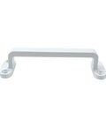 Heavy Duty Zinc Alloy Sliding Barn Door Handle For Glass Doors And Garage Gates White Finish 2 Pack 4.72 By 1.46 By 1.06 Inches Rust Resistant Durable Pull Handles