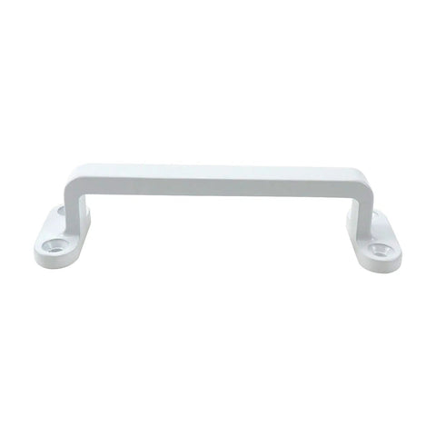 Heavy Duty Zinc Alloy Sliding Barn Door Handle For Glass Doors And Garage Gates White Finish 2 Pack 4.72 By 1.46 By 1.06 Inches Rust Resistant Durable Pull Handles