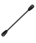 DIN 6 Pin Female To Female Extension Cable For Digital Audio And Data Links, 1 meter long, black PVC jacket, connecting audio devices.