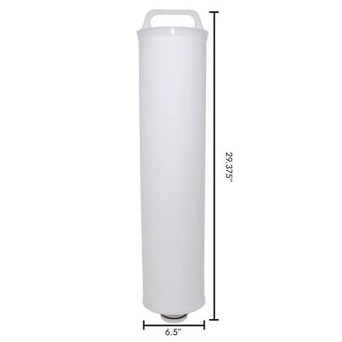 5 Micron Depth Filter Cartridge For Real Tough Sediment Filtration Fits BBC 150 D5 And BBH 150 Housings, 26.75 Inch Length, side view