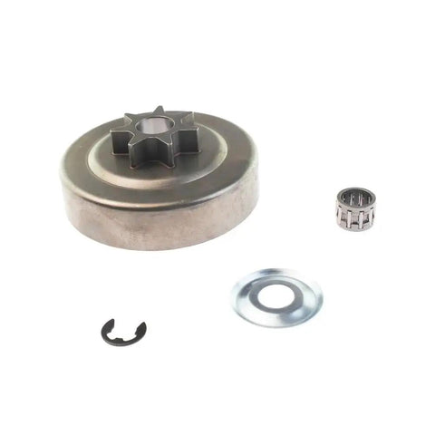 Beefed Up Chainsaw Clutch Drum Sprocket Replacement For Smooth Chain Rotation And Tough Power Transmission Fits Multiple Models For Easy Maintenance Built For Demanding Jobs, metal sprocket set