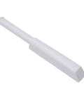 White Push To Open Cabinet Latch With Spring Loaded Door Catch For Kitchen Drawers Cupboards And Wardrobes, Quiet Silent Action