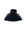 Super High Quality Square Silica Gel Solder Fume Extractor Cover Hood With 75Mm Connector, black silicone hood for fume extraction.