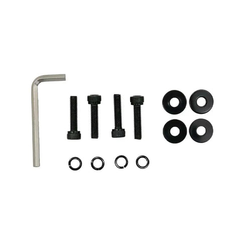 Molle Panel Mounting Bracket Base 4 Pack Matte Black Powder Coated Steel For Fire Extinguisher Gun Rack Gas Can Holder And Gear Mounting