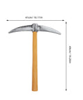Lightweight Foam Pickaxe Prop For Halloween Cosplay And Stage Performances, 19.29 Inch Cross Tool Toy dimensions shown