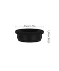 Ultimate 6-piece Black Silicone Grommet Kit For Cable Protection And Cord Management Universal Fit Wire Guards Seals Electrical Gear Home Hacks Prevents Cutting, 4.5cm x 1.55cm