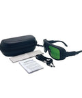 High Performance Laser Safety Shades Serving Real Badass Eye Shielding For 980Nm 1064Nm 1320Nm Nd Yag Equipment with case and cleaning cloth.