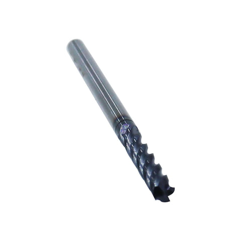 1/8-inch solid carbide long end mill, 4-flute cutter