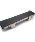 Mini Metal Desktop Conveyor Belt For Small Assembly Lines Electric Conveyor Machine With Friction Experiment Setup And Teaching Equipment AC 100 240V 490mm Long And 100mm Wide Durable Aluminum Alloy Frame With Stainless Steel Supports