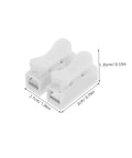 55 Piece Spring Clamp Terminal Blocks And Wire Connectors Kit For LED Lighting Wiring Quick Connect Push Terminals Barrier Strips