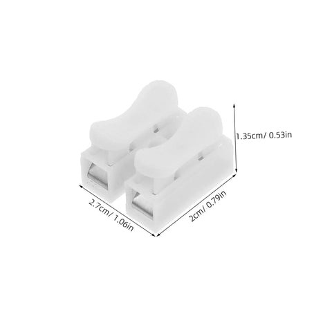55 Piece Spring Clamp Terminal Blocks And Wire Connectors Kit For LED Lighting Wiring Quick Connect Push Terminals Barrier Strips