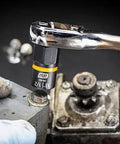 Seven Piece Metric Bolt Biter Extraction Socket Set With One Quarter And Three Eighths Inch Drive Bidirectional For Damaged Fasteners used on bolt
