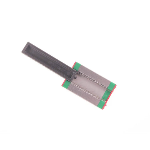 MGN12H Two Pack Carriage Block For DIY 3D Printers And CNC Machines, shown with precision linear guide rail, 8mm height, 12mm width