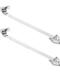 Heavy Duty Soft Close Cabinet Lid Hinge Set 12 Inch Flip Down Lid Support No Fuss Easy Install For Kitchen Cabinets And Jewelry Boxes