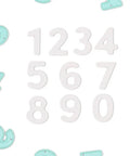 Number Shaped Die Cut Set, 0 Through 9, For Card Making And Scrapbooking, 10 Piece Die Cuts Compatible With Most Die Cutting Machines, shown.