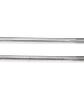 Woodrazor Micrograin Tungsten Carbide Planer Blades 3-1/4 In 2 Pack showing double-edged design for smooth pro-level planing.