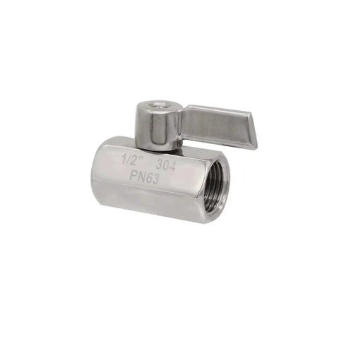 Rock Solid 304 Stainless Steel Ball Valve F Female To M Male M14x15 Thread High Pressure Plumbing Shutoff with lever