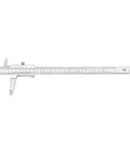 Vernier Caliper With Hardened Stainless Steel Depth Rod And Lock Screw, Sharp Black Graduation For Precise Readings, 0-8 Inch Range.