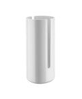 Birillo Toilet Paper Roll Container White Designer Bath Accessory By Piero Lissoni In PMMA Plastic Minimalist Modern Bathroom Organizer