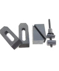 Clamp Kit For Rotary Table Milling Vertical Slide M6 Clamp Set Fits 3 In And 4 In Rotary Tables hardware pieces on display