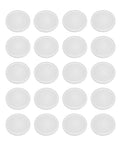 Anti Slip Silicone Table Bumpers 20 Pack For Glass Tables, 0.79 Inch Diameter, 0.12 Inch Thick, Non-Adhesive Pads