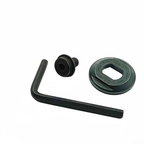 Pro Grade Outer Washer And Blade Bolt Replacement Kit For Circular Saws With Hex Key Wrench And Clamp Flange, metal components.