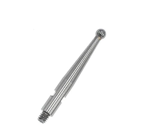 Carbide Ball Contact Point For Dial Test Indicators M1.8 Thread, 2mm Diameter Ball, 20.5mm Length, Heavy Duty Wear Resistant Tip