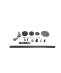 Dope Fitment For YX 140cc Z40 Dirt Bike Cam Chain Sprocket Tensioner Roller Kit with chain, sprocket, spring, and bolts