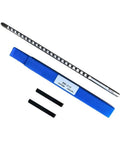 Deadset Reliable HSS Keyway Broach For CNC Machining And Gritty Workshop Slot Cutting Push Type Tool displayed with protective case.
