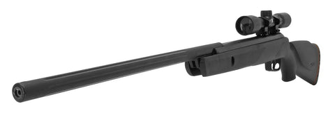 Varmint Breakbarrel.177 Cal Pellet Air Rifle With Scope And Mount 1250 FPS Steel Fluted Barrel Polymer Jacket Synthetic Monte Carlo Stock