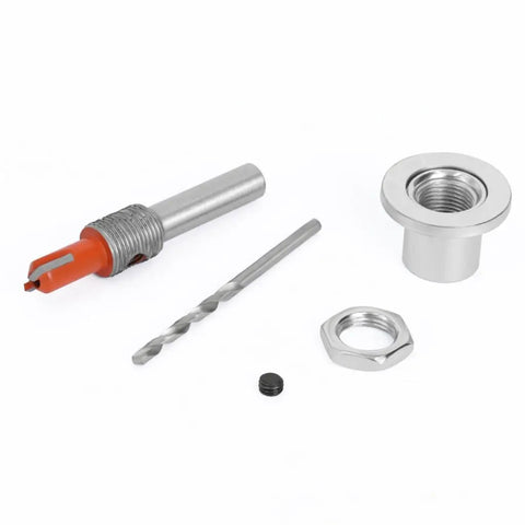 Super Versatile 5Pcs Adjustable Depth Stop Countersink Drill Bits For Super Smooth Board Install Jobs With High Hardness Alloy Steel and precise components.
