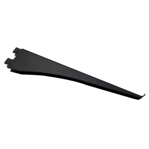 Sturdy Carbon Steel Shelf Brackets For Slotted Shelves Beefy Heavy Duty Wall Mount Hardware Easy Install Metal Brackets