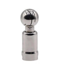Pro Grade CIP Tank Cleaning Ball With 360 Degree Spray Pattern Half Inch Female NPT Thread Stainless Steel 304 38mm Ball