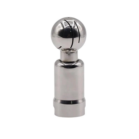 Pro Grade CIP Tank Cleaning Ball With 360 Degree Spray Pattern Half Inch Female NPT Thread Stainless Steel 304 38mm Ball